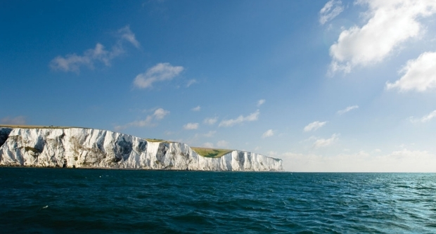 White Cliffs of Dover, Kent, taken from the sea